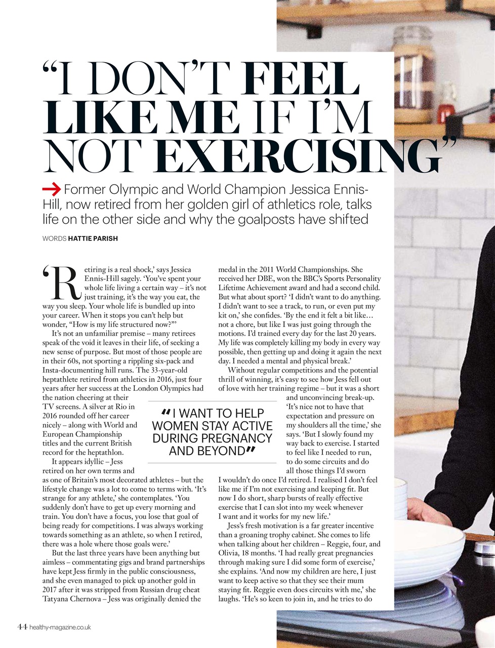 Healthy Magazine Preview Pages