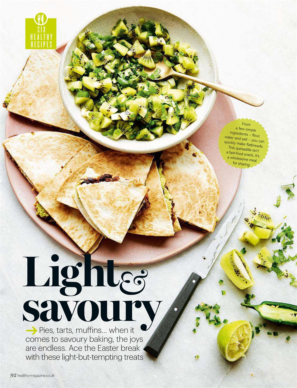 Healthy Magazine Preview Pages