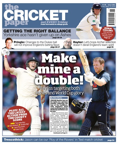 The Cricket Paper issue 15th March 2019