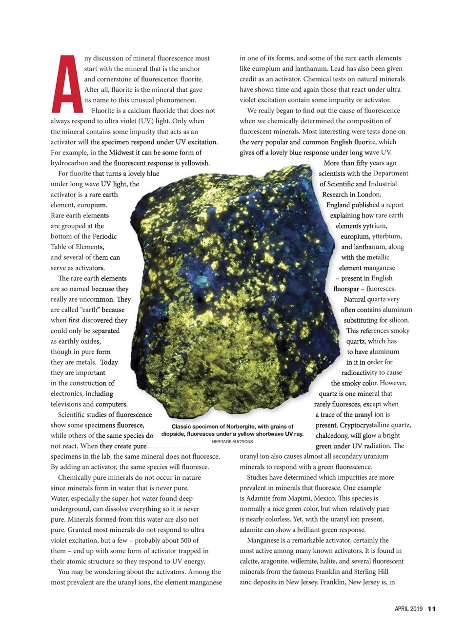 Rock&Gem Magazine Preview Pages