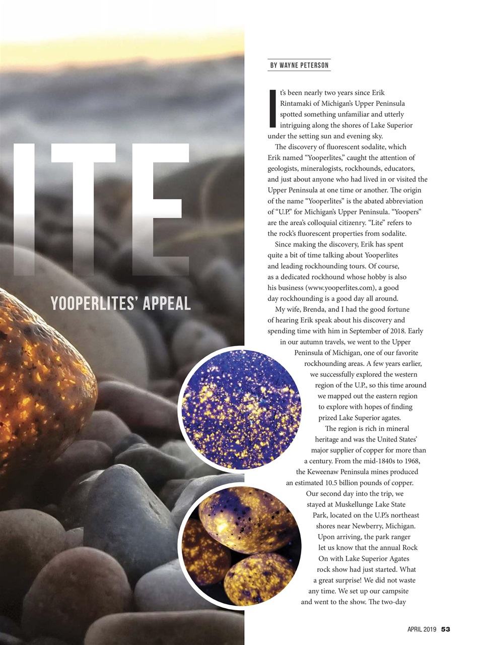 Rock&Gem Magazine Preview Pages