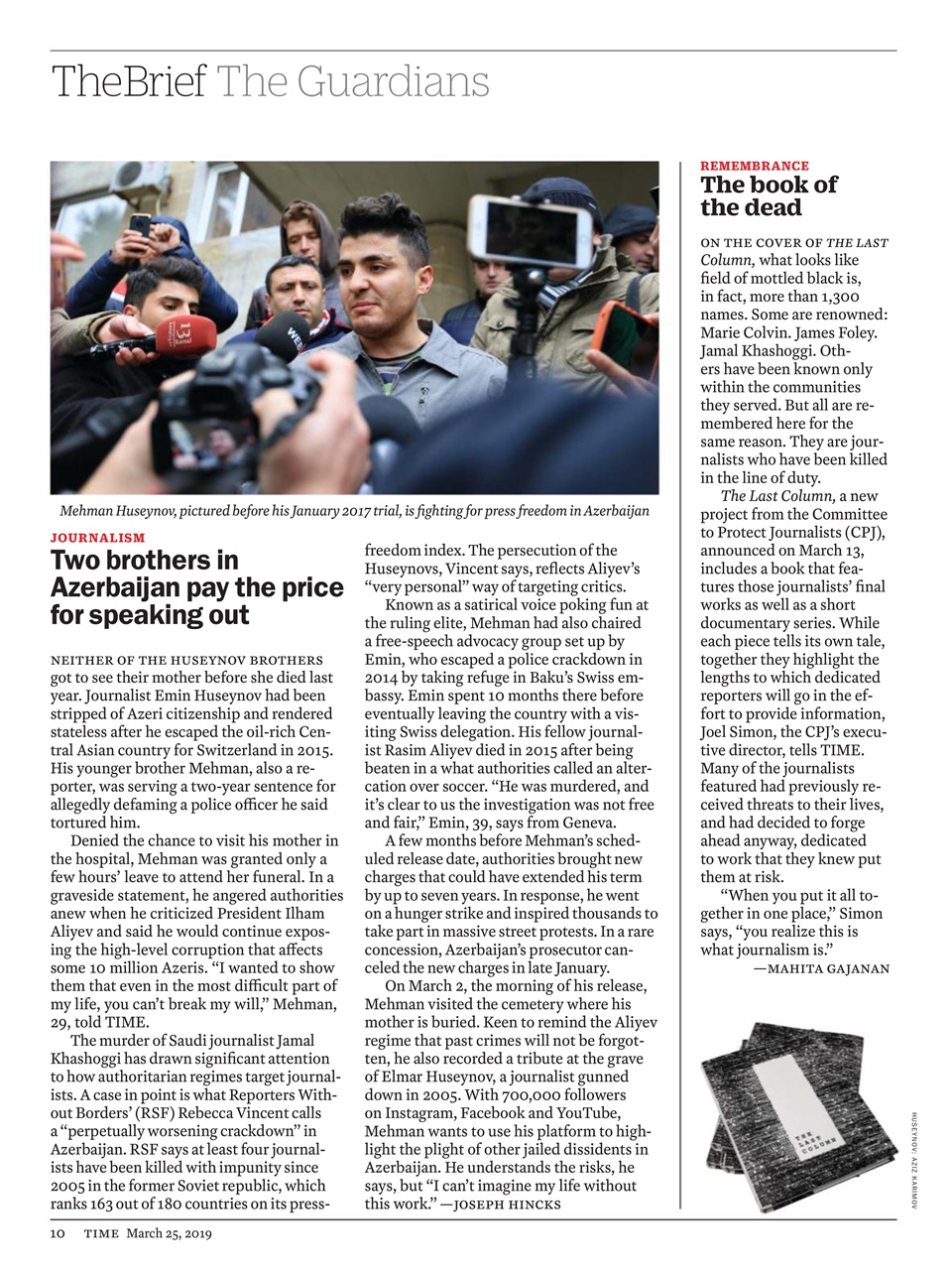 TIME Magazine Europe Preview Pages