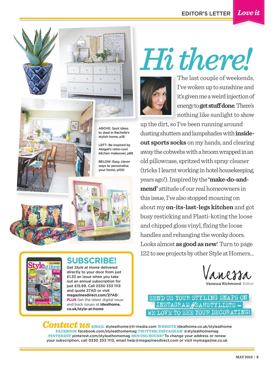 Style at Home Preview Pages