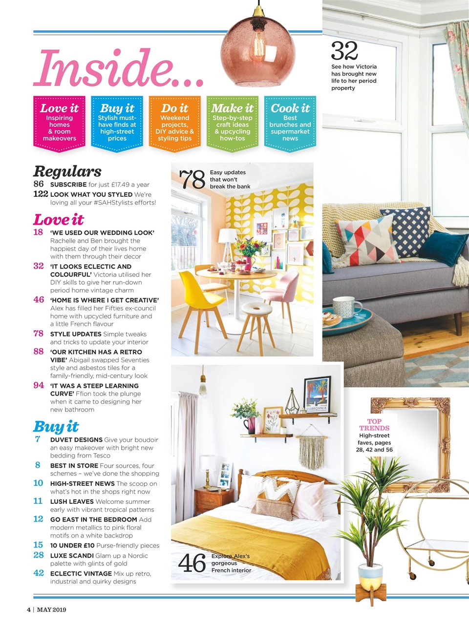 Style at Home Preview Pages