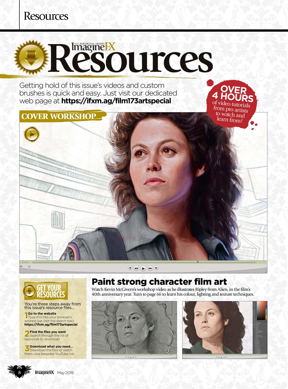 ImagineFX Preview Pages