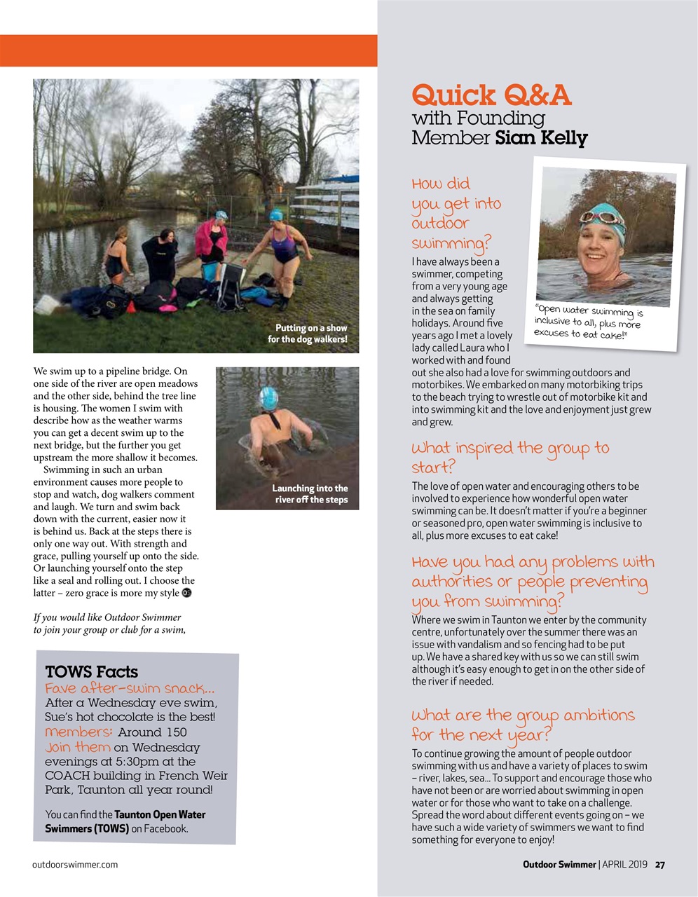 Outdoor Swimmer Preview Pages