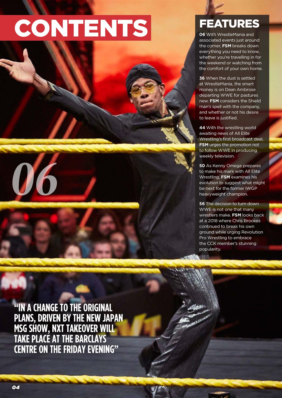 Wrestletalk Magazine Preview Pages
