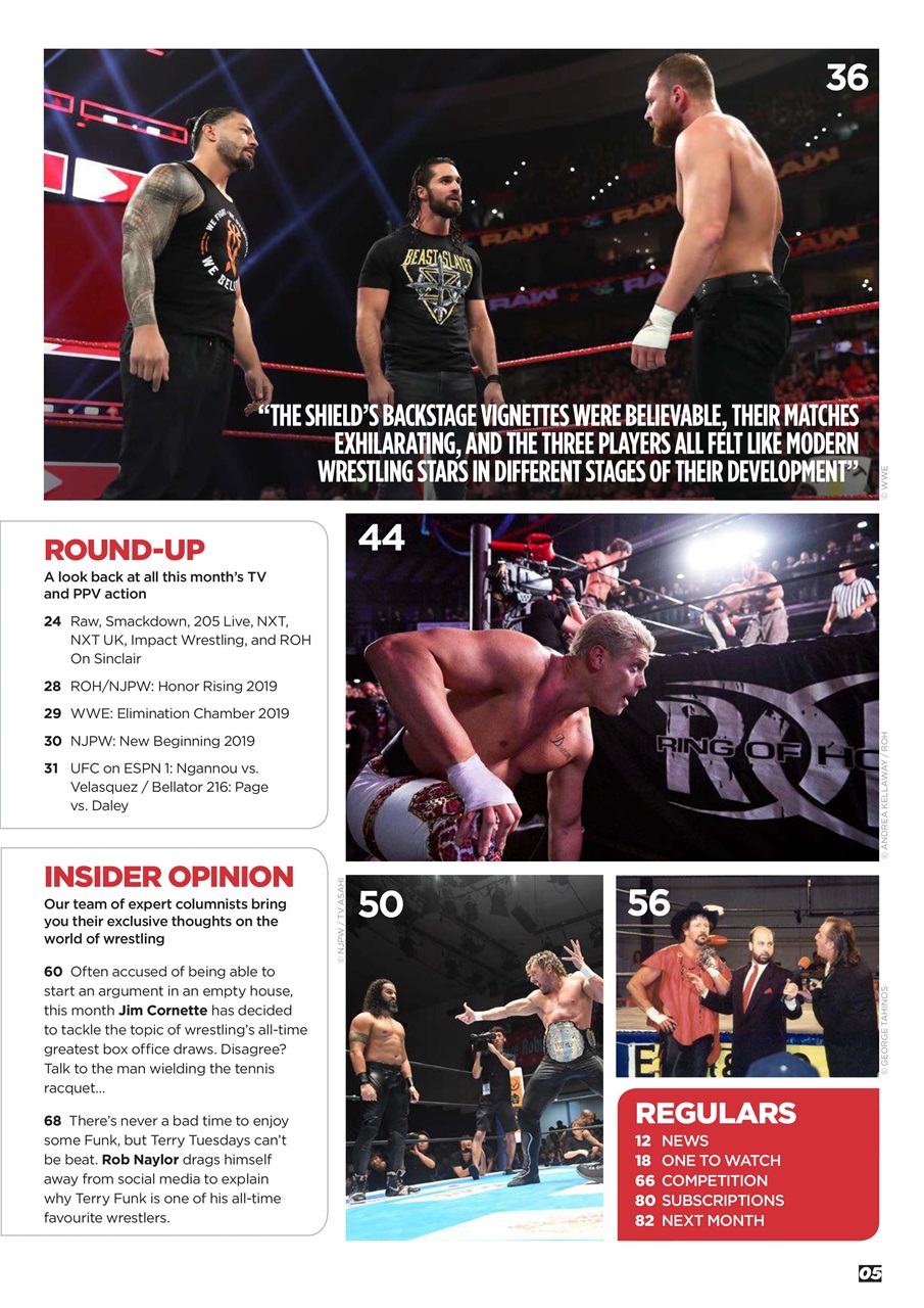 Wrestletalk Magazine Preview Pages