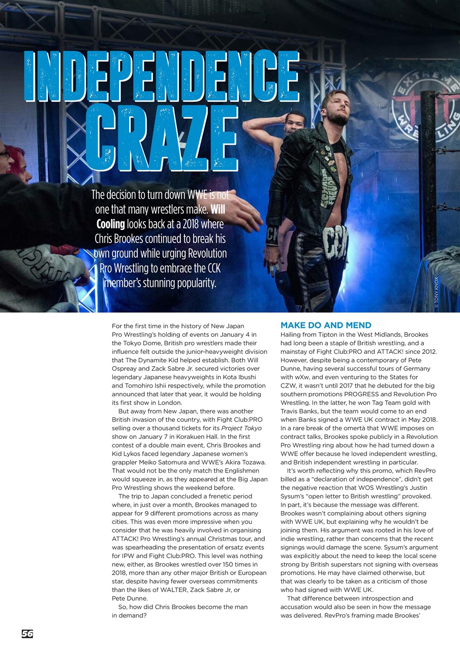 Wrestletalk Magazine Preview Pages