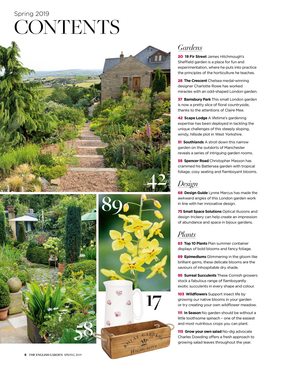 The English Garden Preview Pages