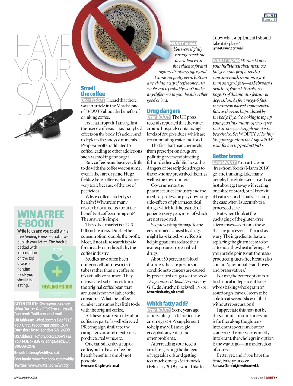 What Doctors Don't Tell You Preview Pages