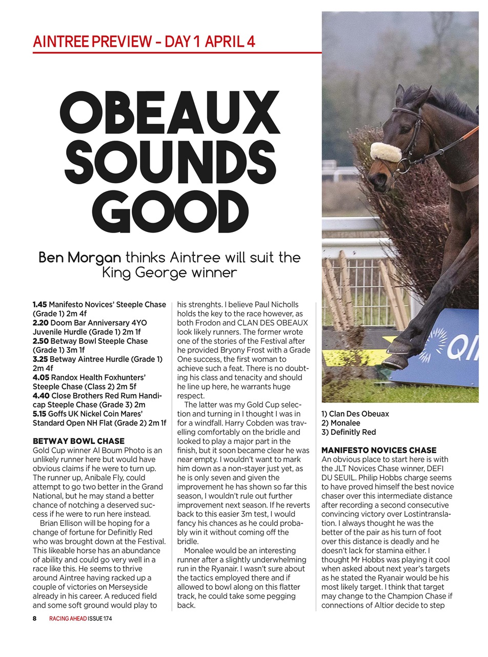 Racing Ahead Preview Pages