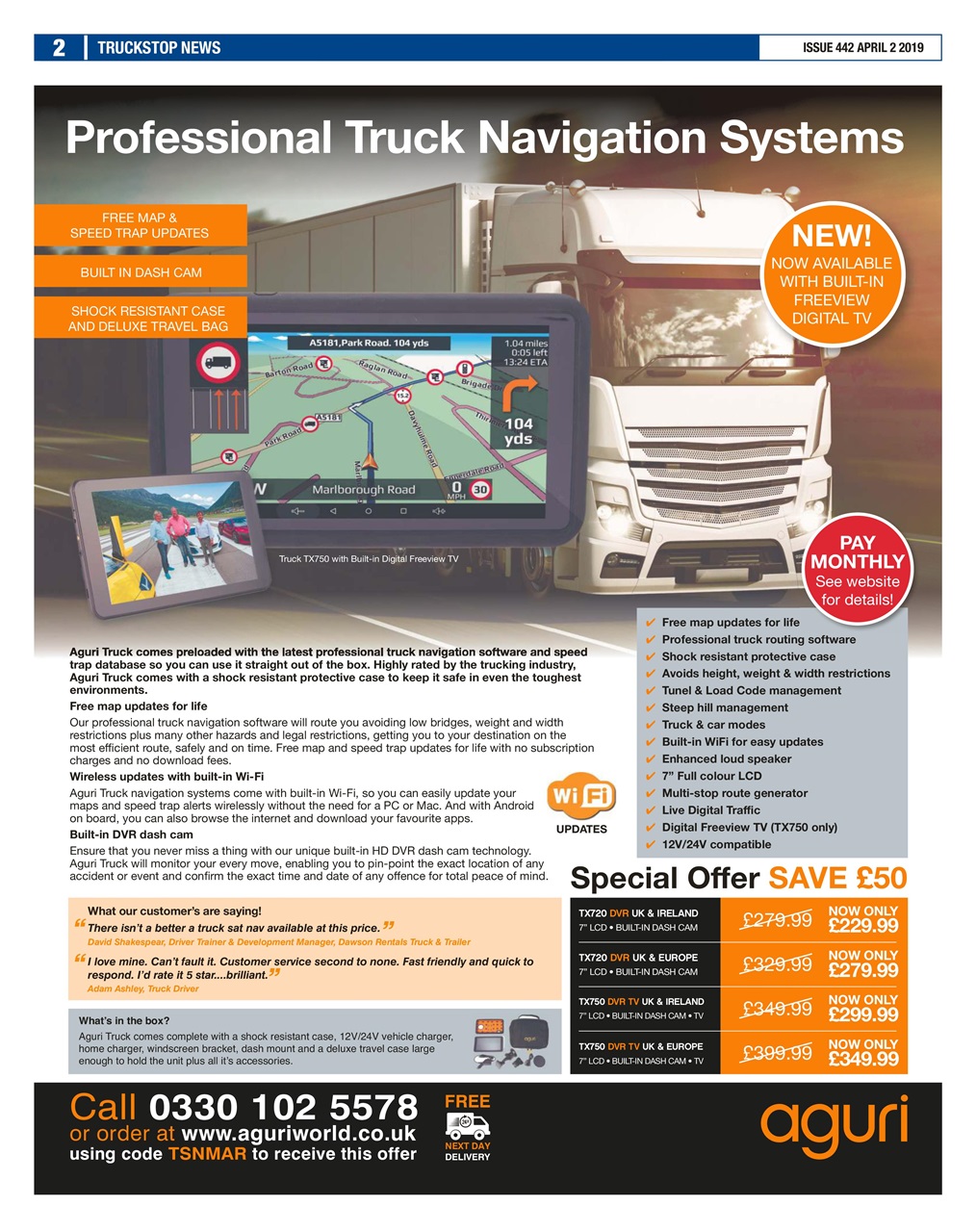 Truckstop News Preview Pages