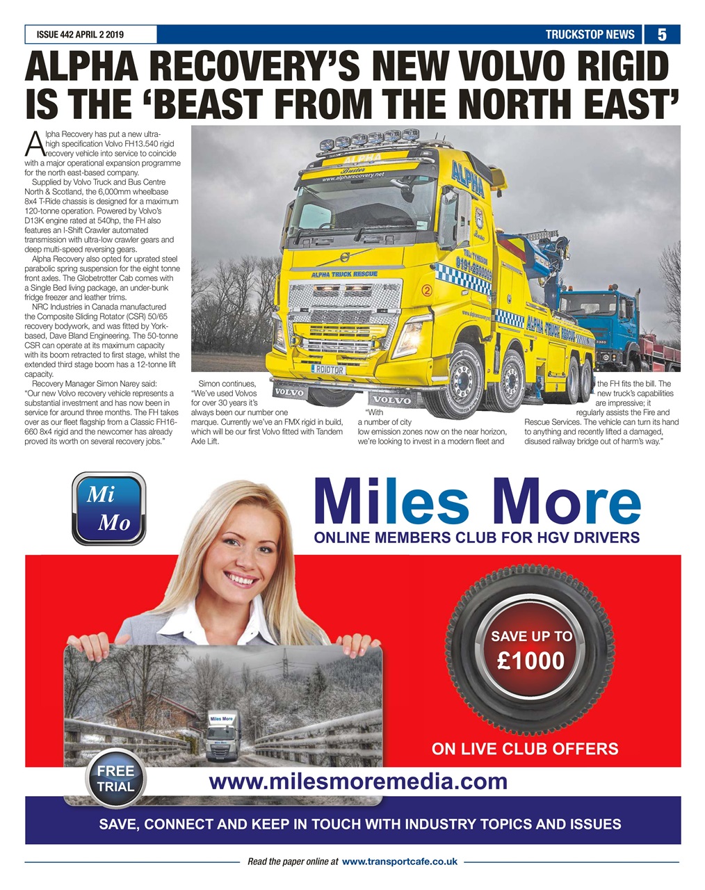 Truckstop News Preview Pages