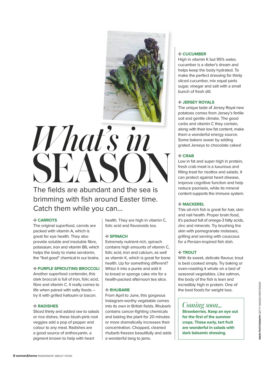 Woman & Home Feel Good Food Preview Pages