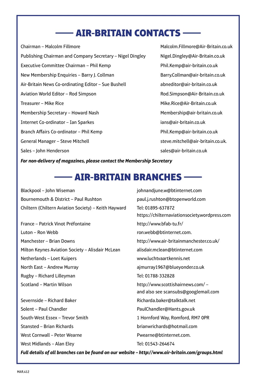 Air Britain News Preview Pages