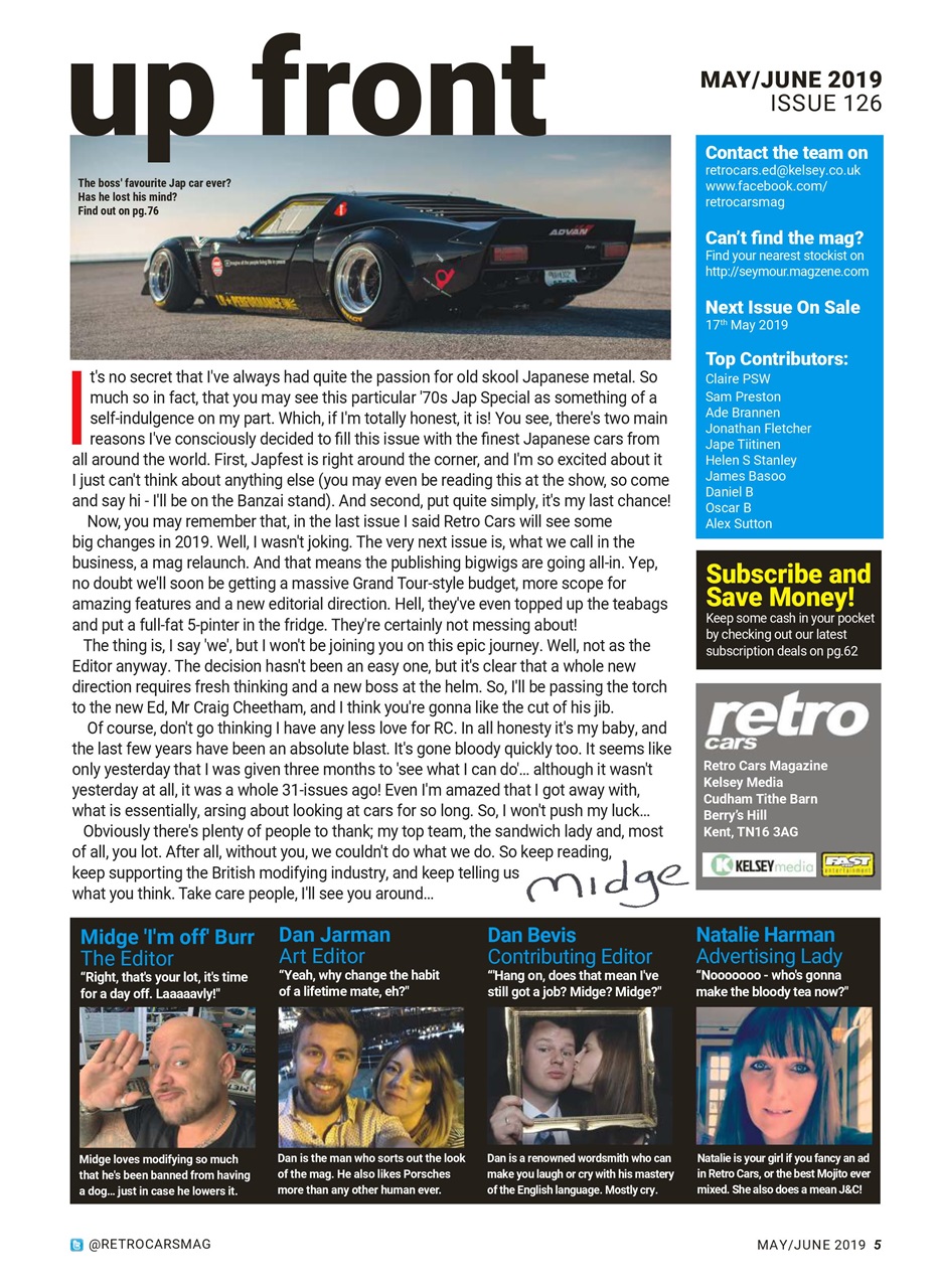 Retro Cars Preview Pages