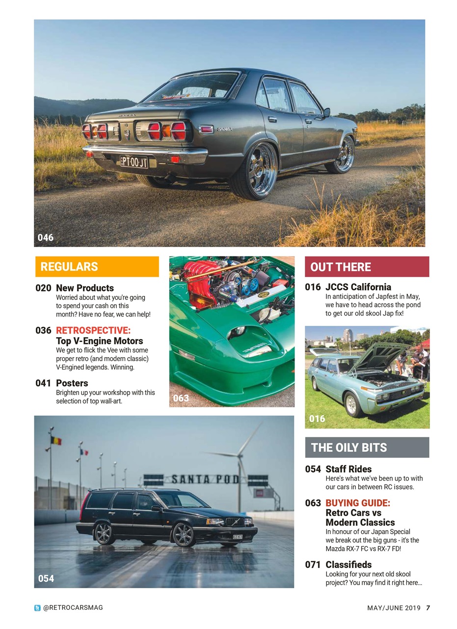 Retro Cars Preview Pages