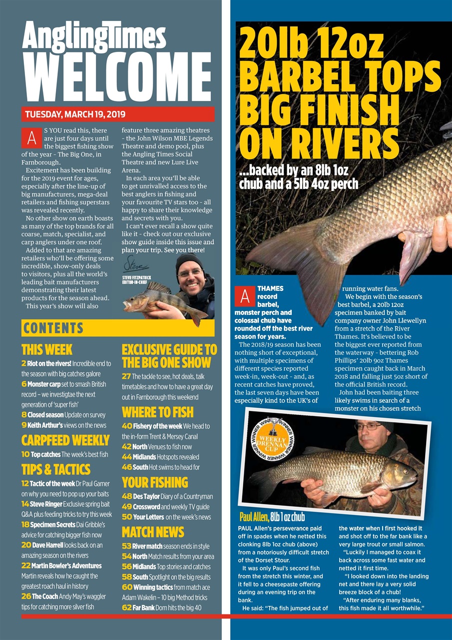 Angling Times Preview Pages