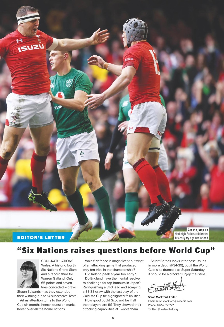 Rugby World Preview Pages