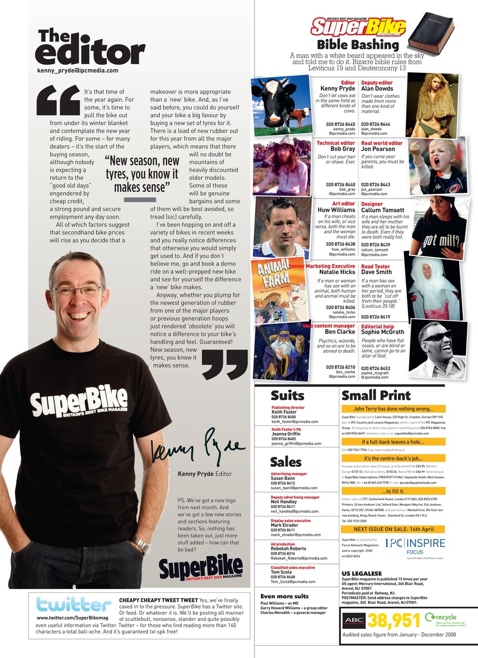 Superbike Magazine Preview Pages