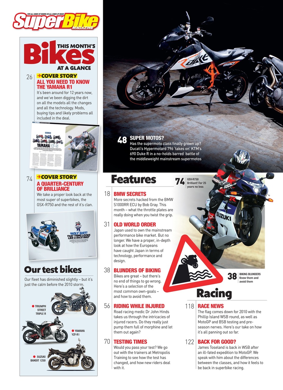 Superbike Magazine Preview Pages