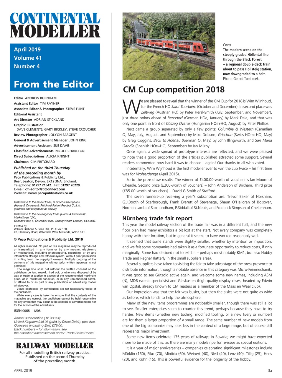 Continental Modeller Preview Pages