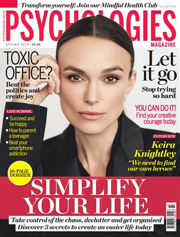 Psychologies issue Spring 2019