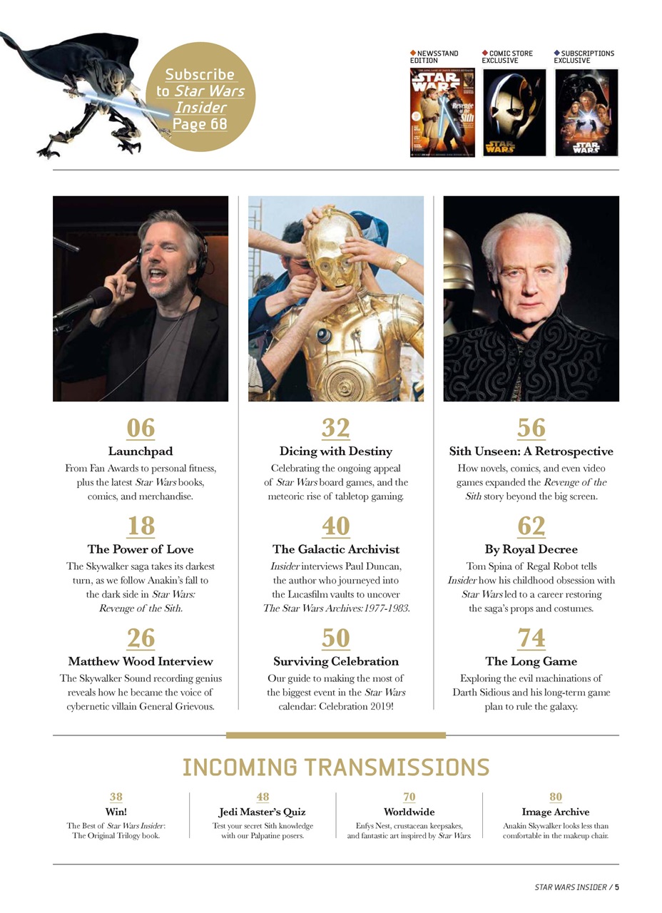 Star Wars Insider Preview Pages