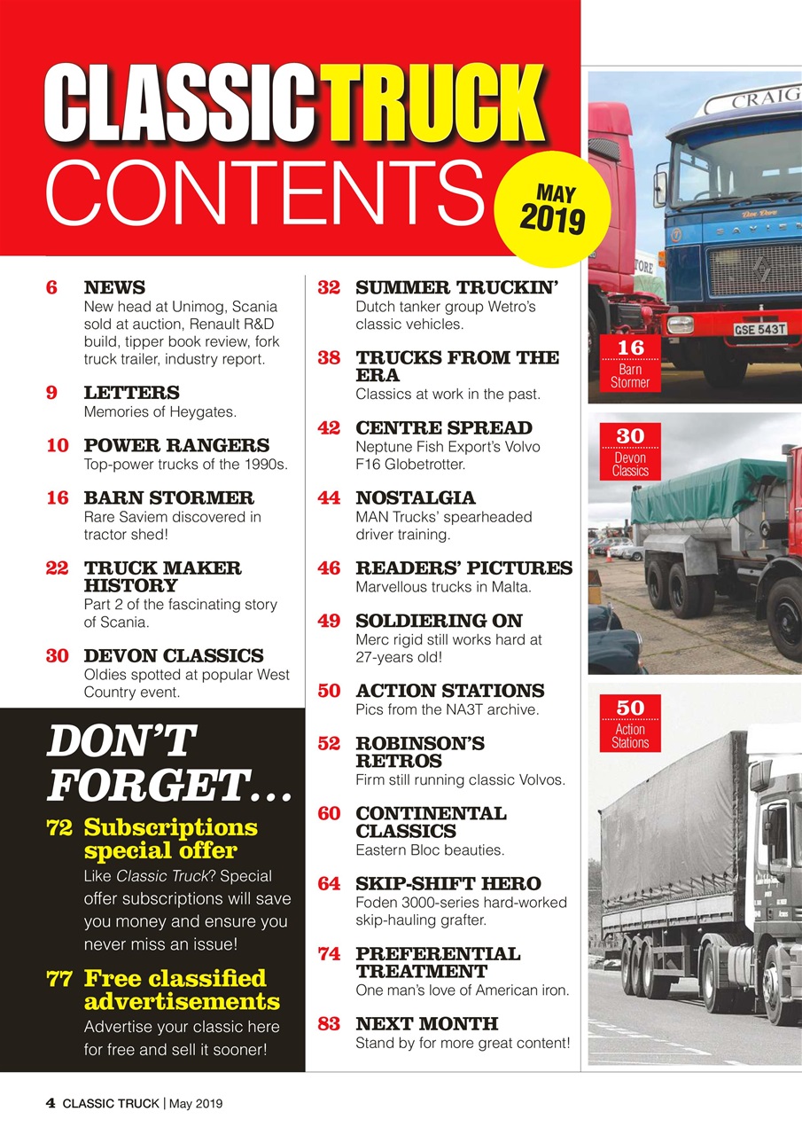 Classic Truck (OLD) Preview Pages