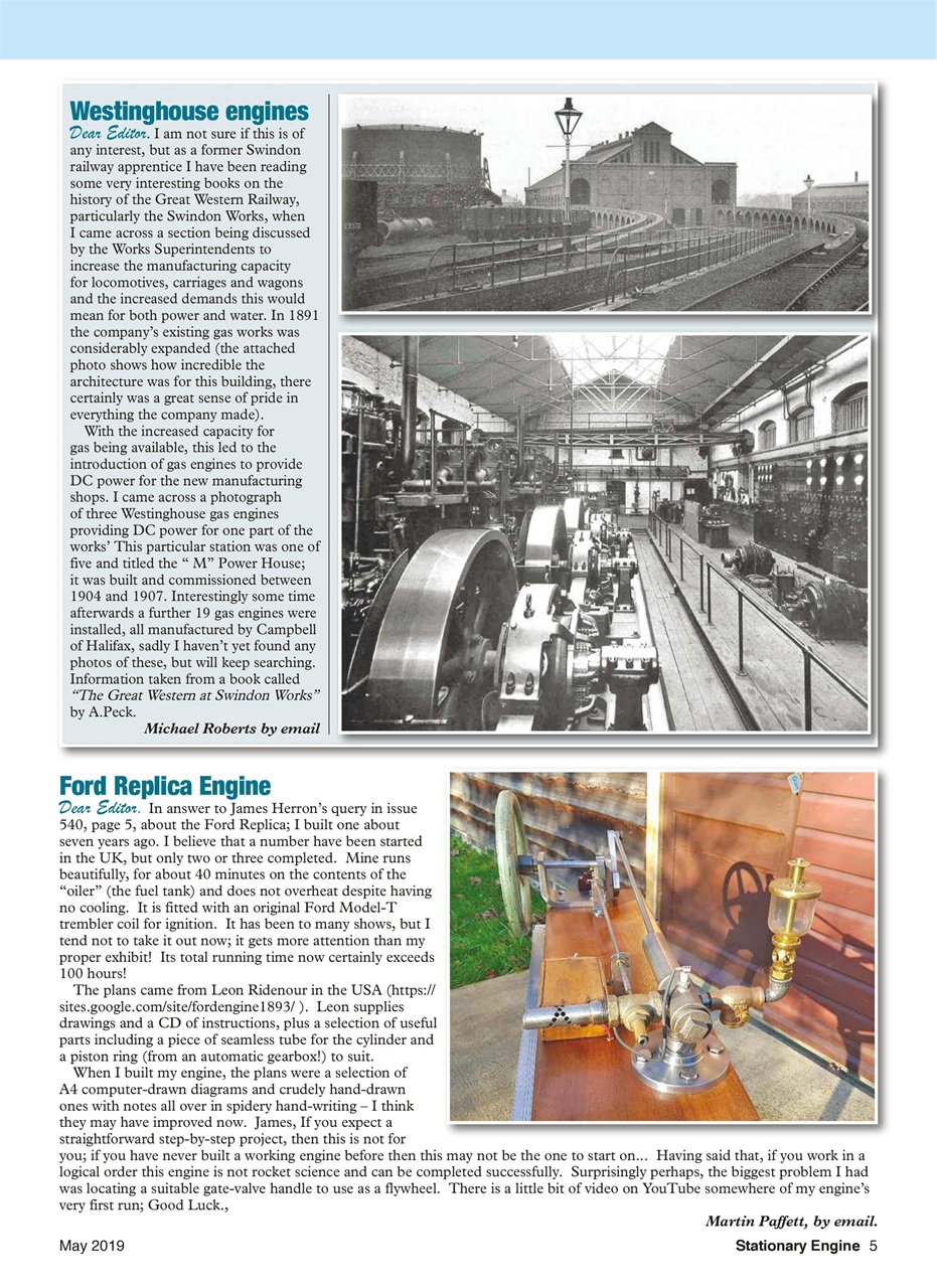 Stationary Engine Preview Pages