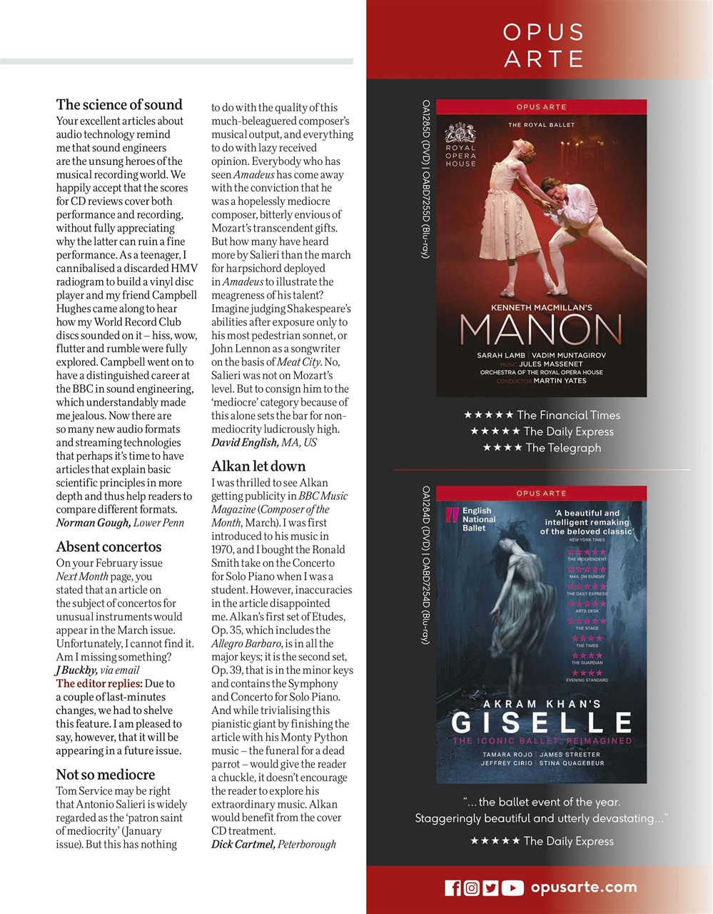 BBC Music Magazine Preview Pages