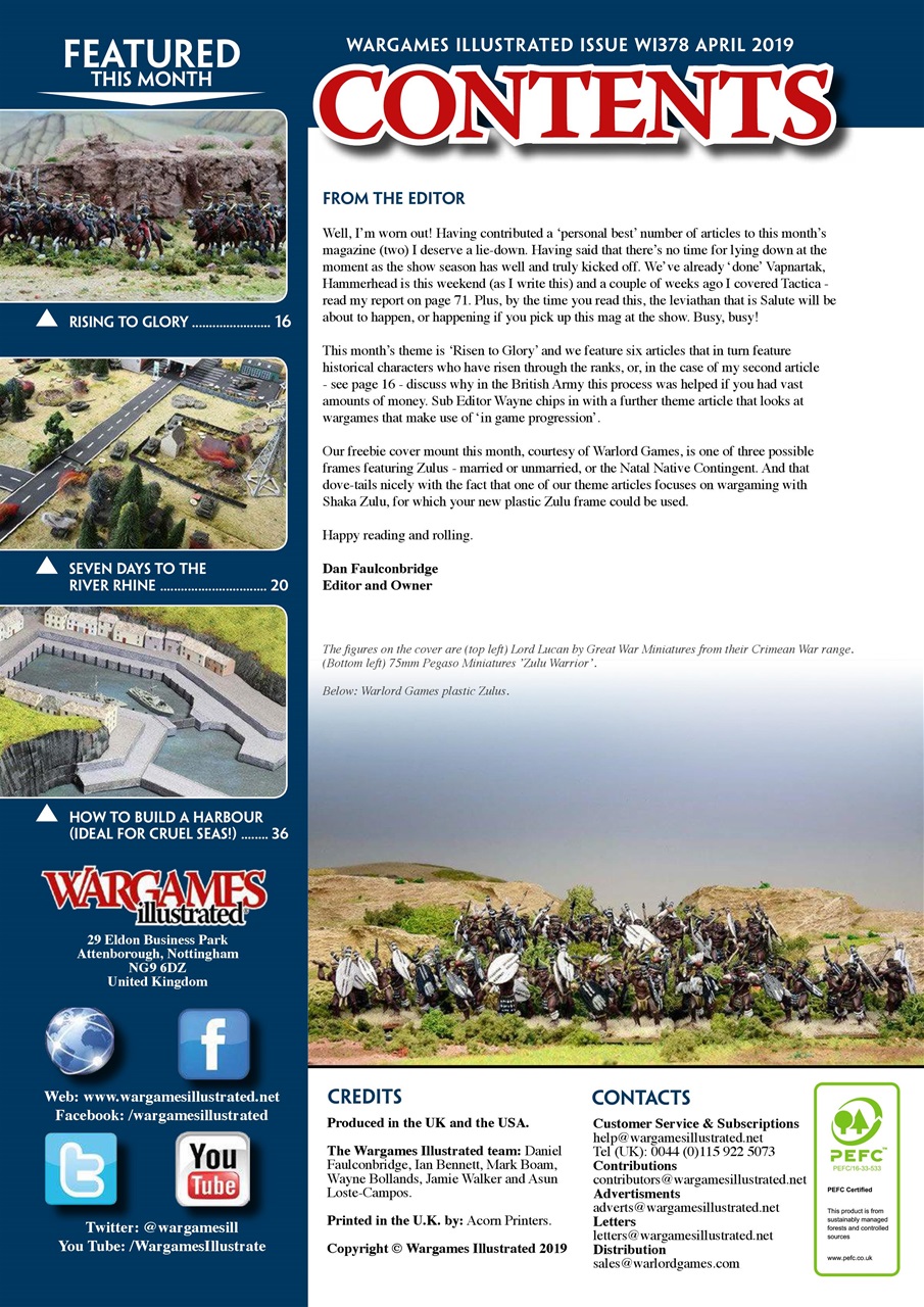 Wargames Illustrated Preview Pages