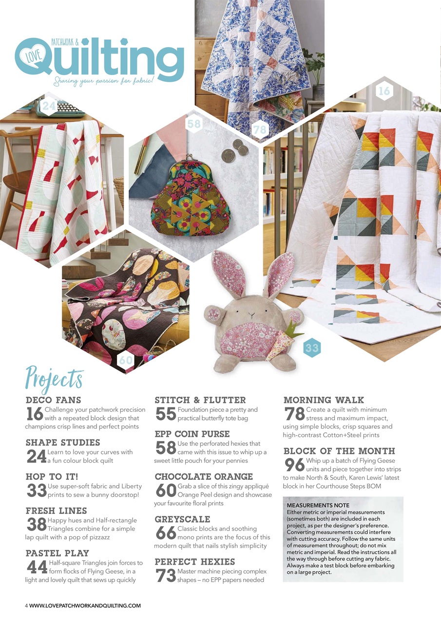 Love Patchwork & Quilting Preview Pages