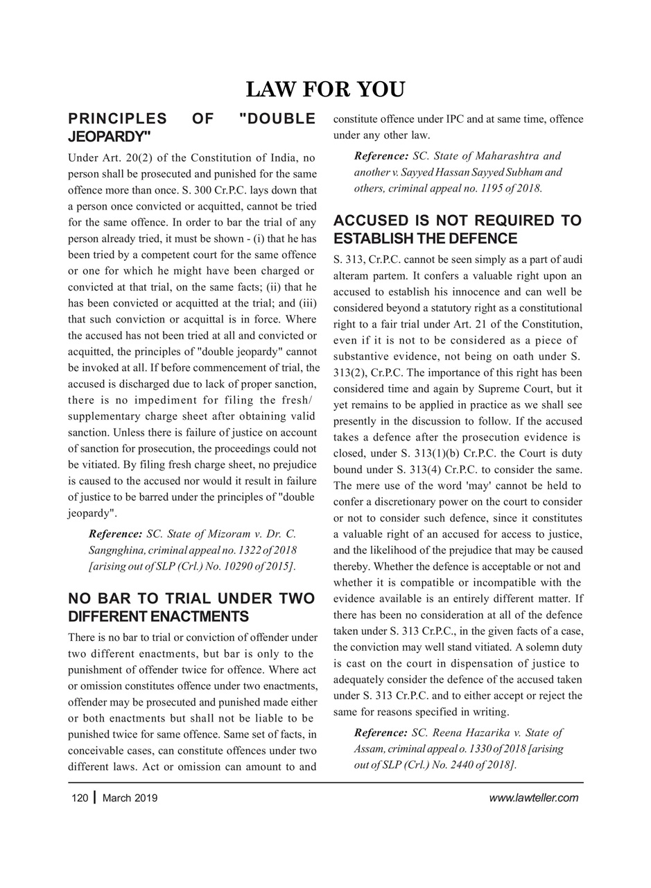 Lawteller – A Legal Awareness Magazine Preview Pages