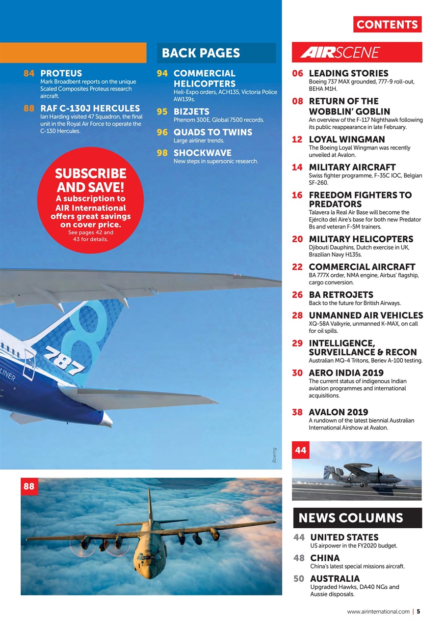 AIR International Preview Pages