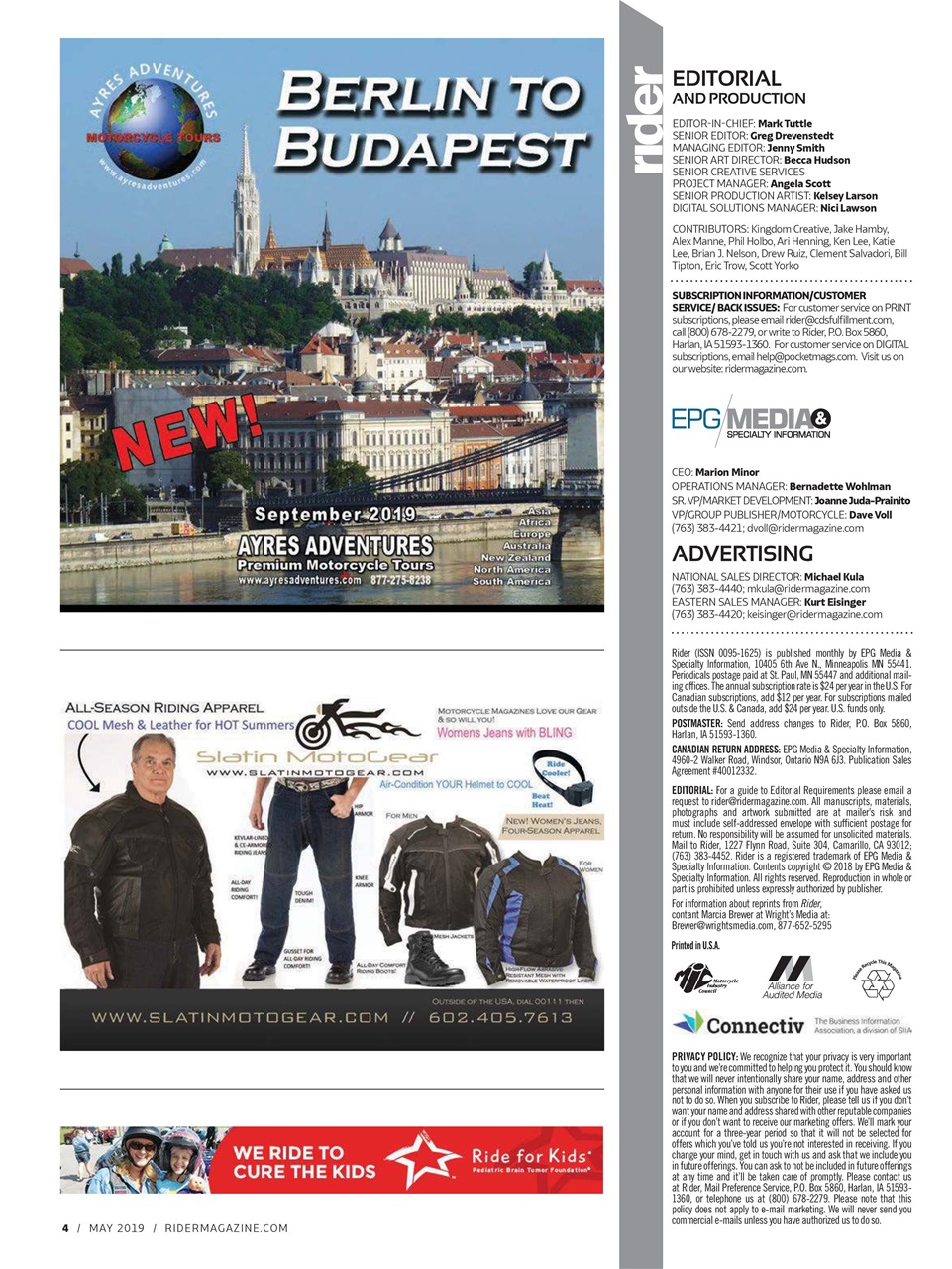 Rider Magazine Preview Pages