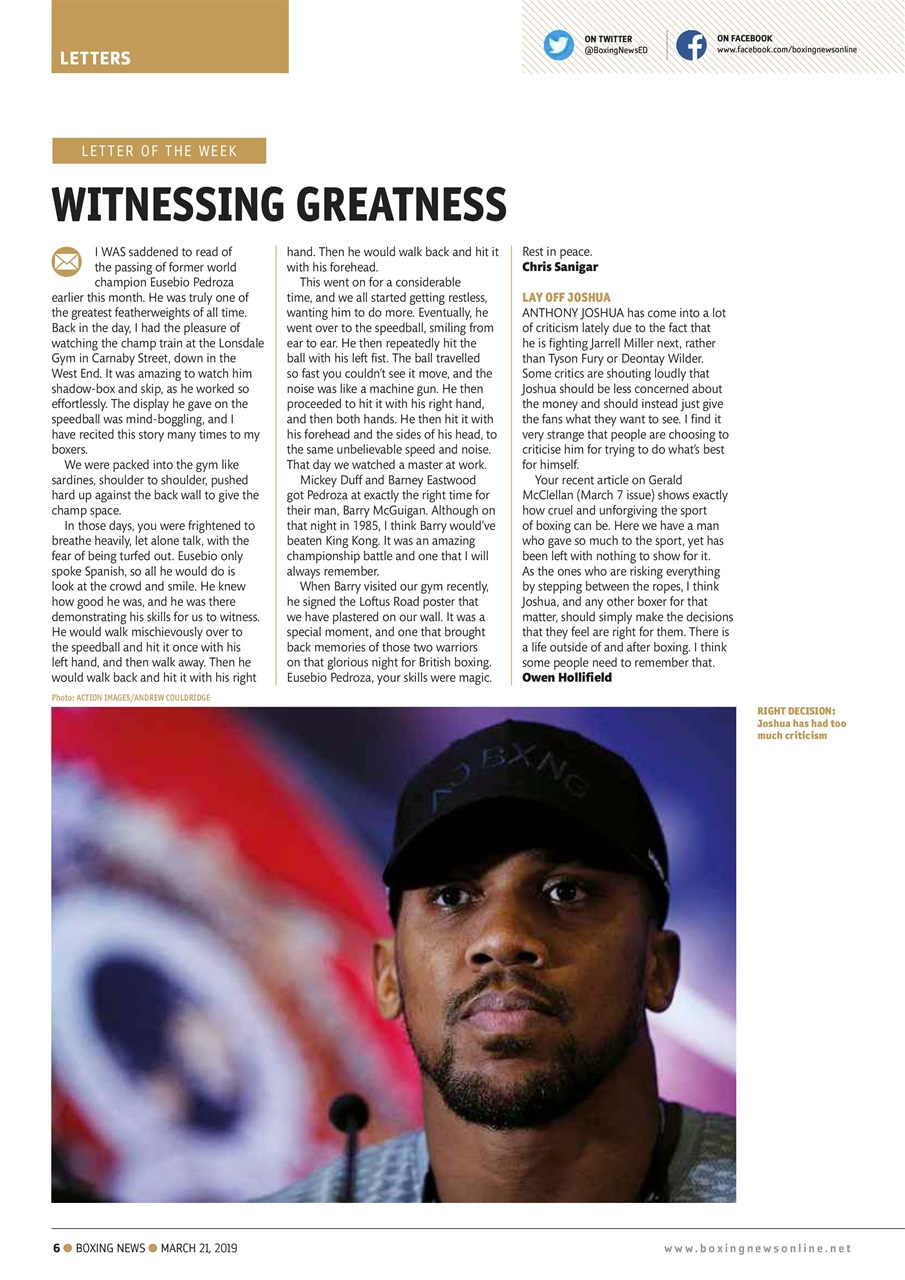 Boxing News Preview Pages