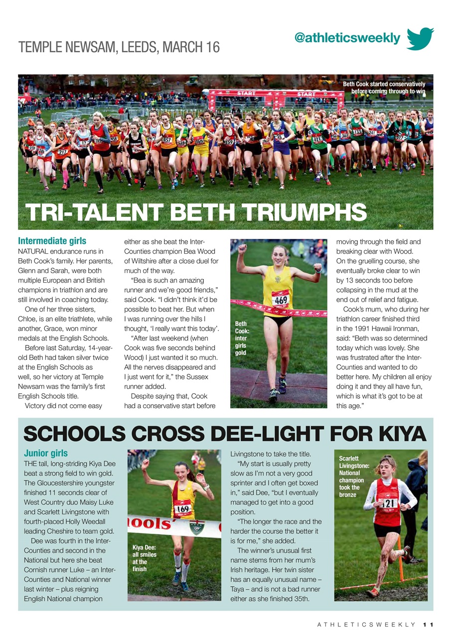 AW – Athletics Weekly Magazine Preview Pages