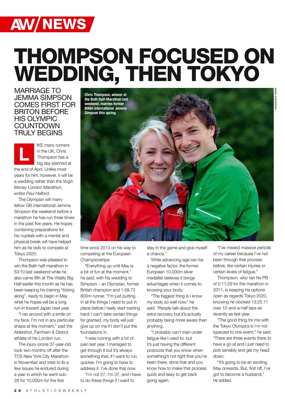 AW – Athletics Weekly Magazine Preview Pages