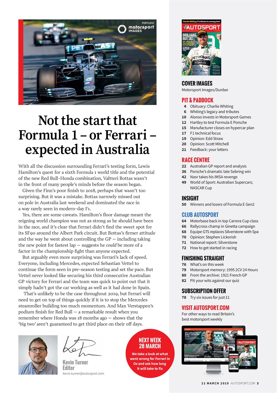 Autosport Preview Pages