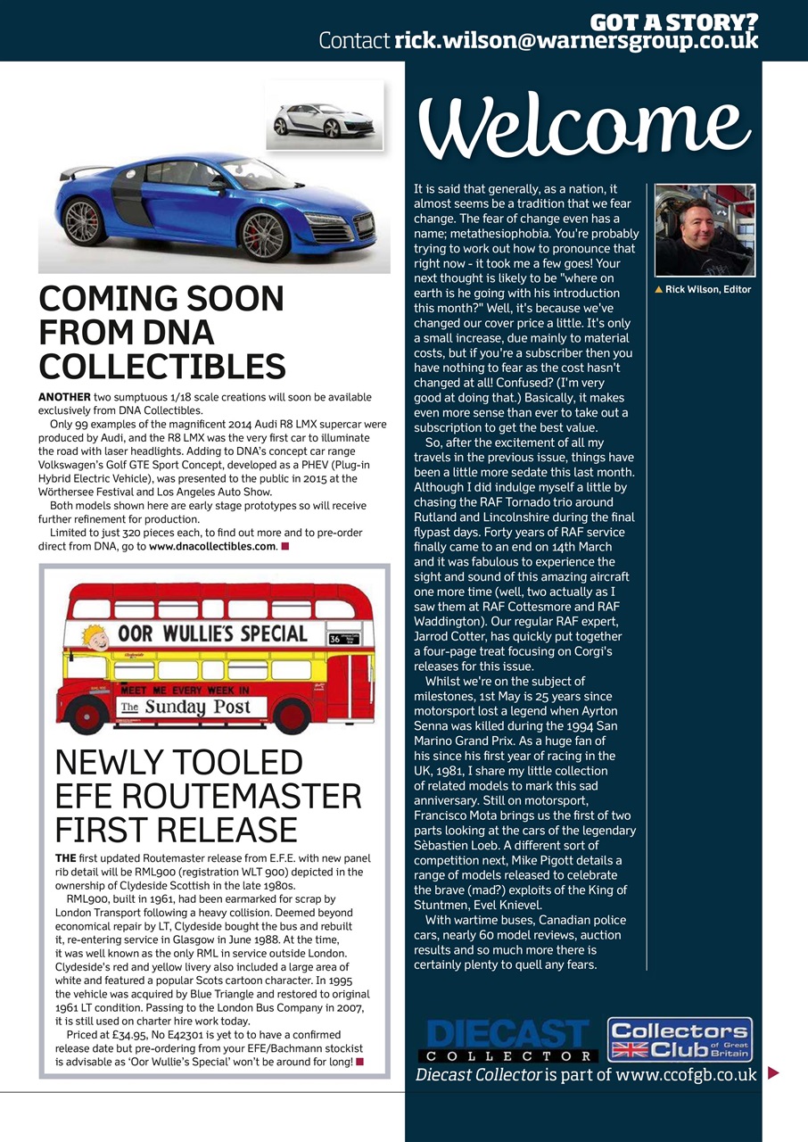 Diecast Collector Preview Pages