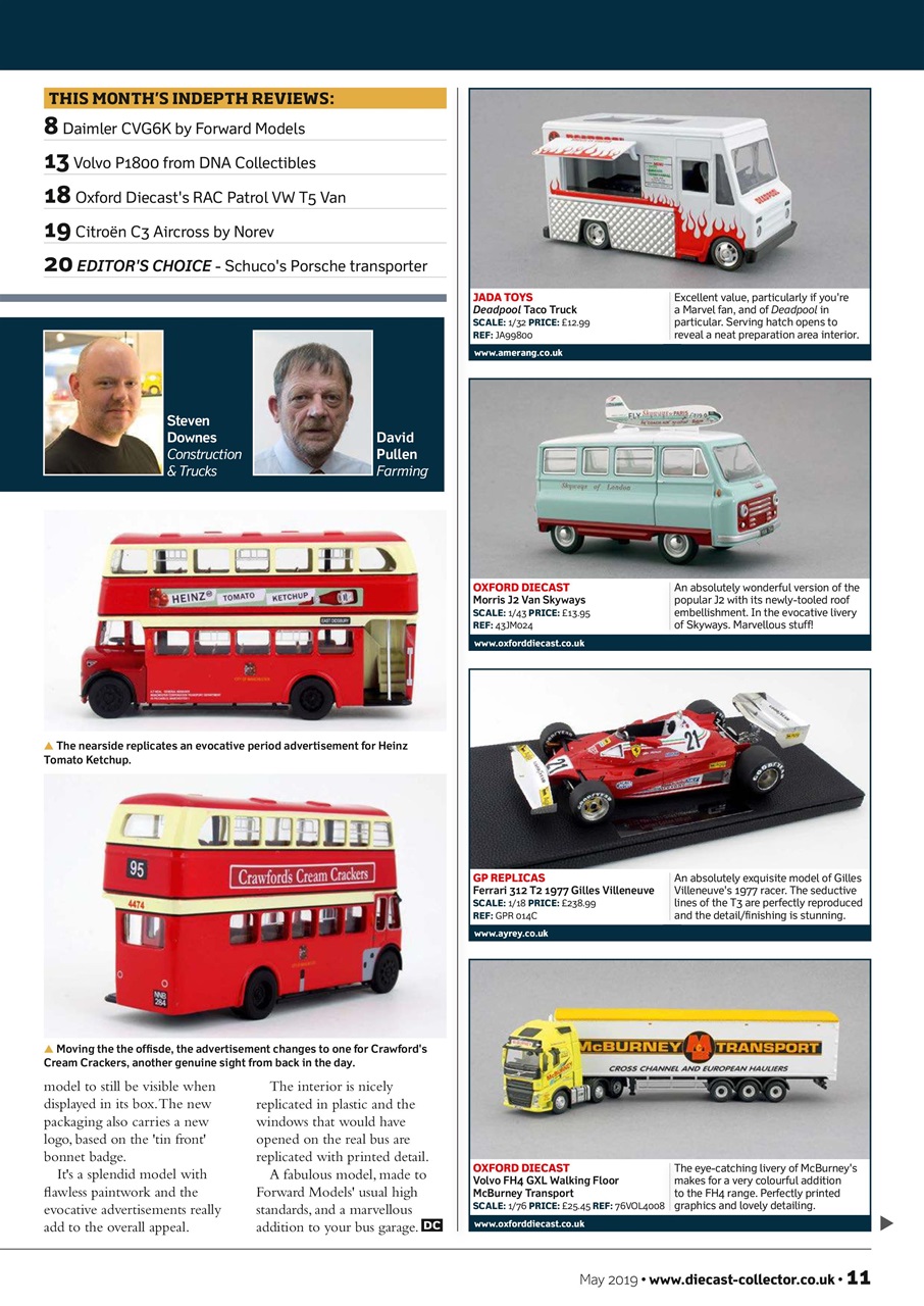 Diecast Collector Preview Pages
