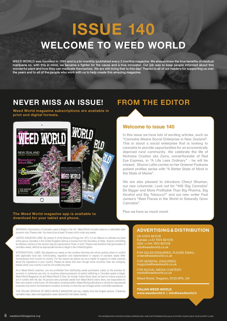 Weed World Preview Pages