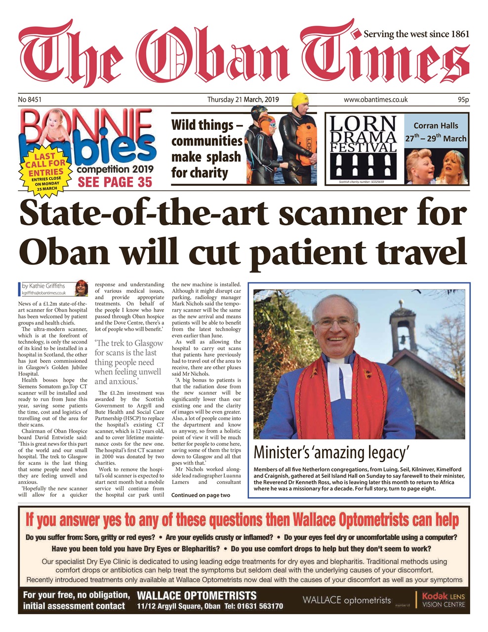 The Oban Times & Lochaber Times Preview Pages