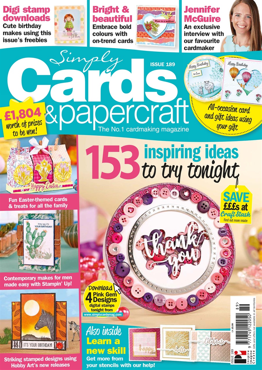 Simply Cards & Papercraft Preview Pages