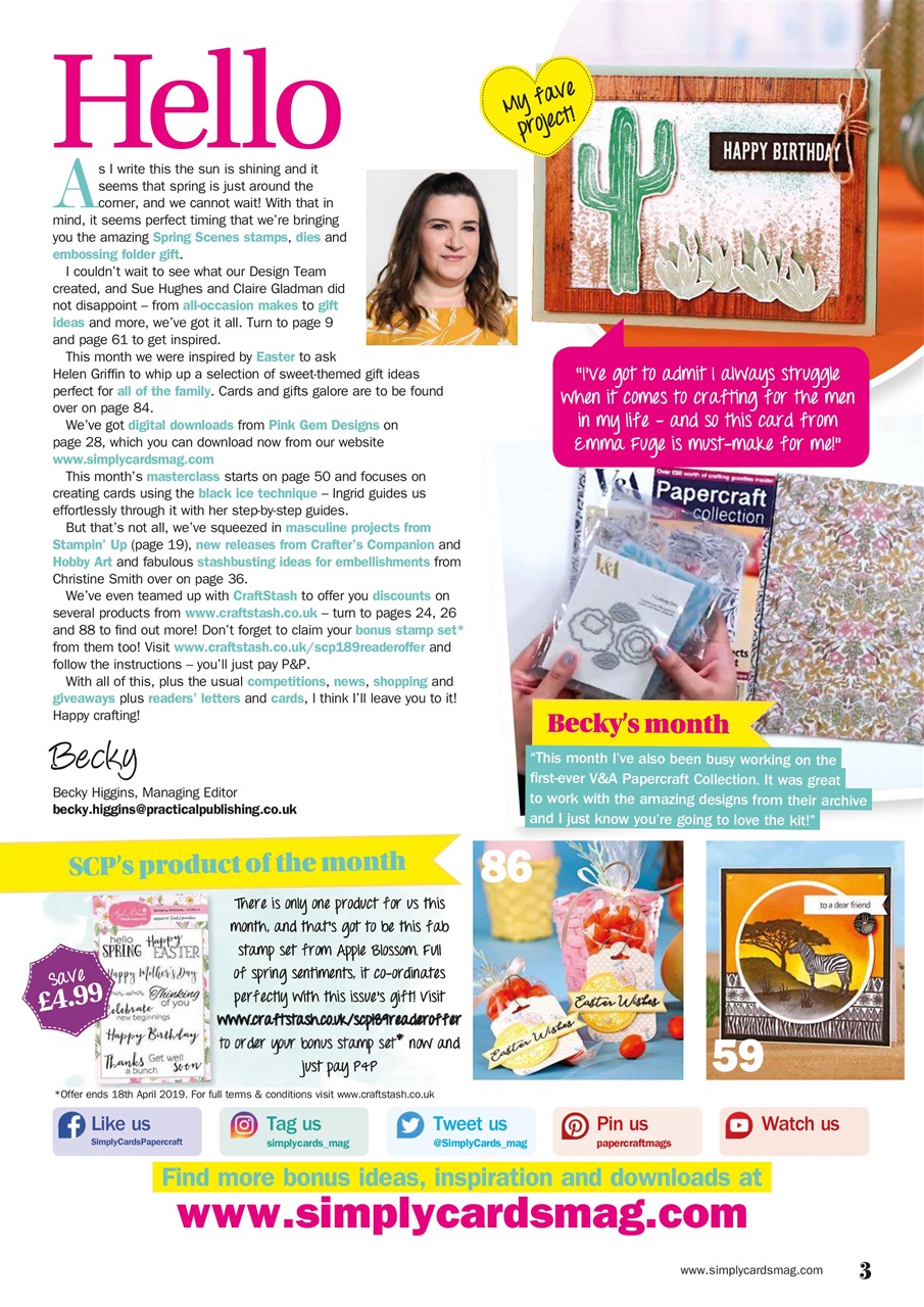 Simply Cards & Papercraft Preview Pages