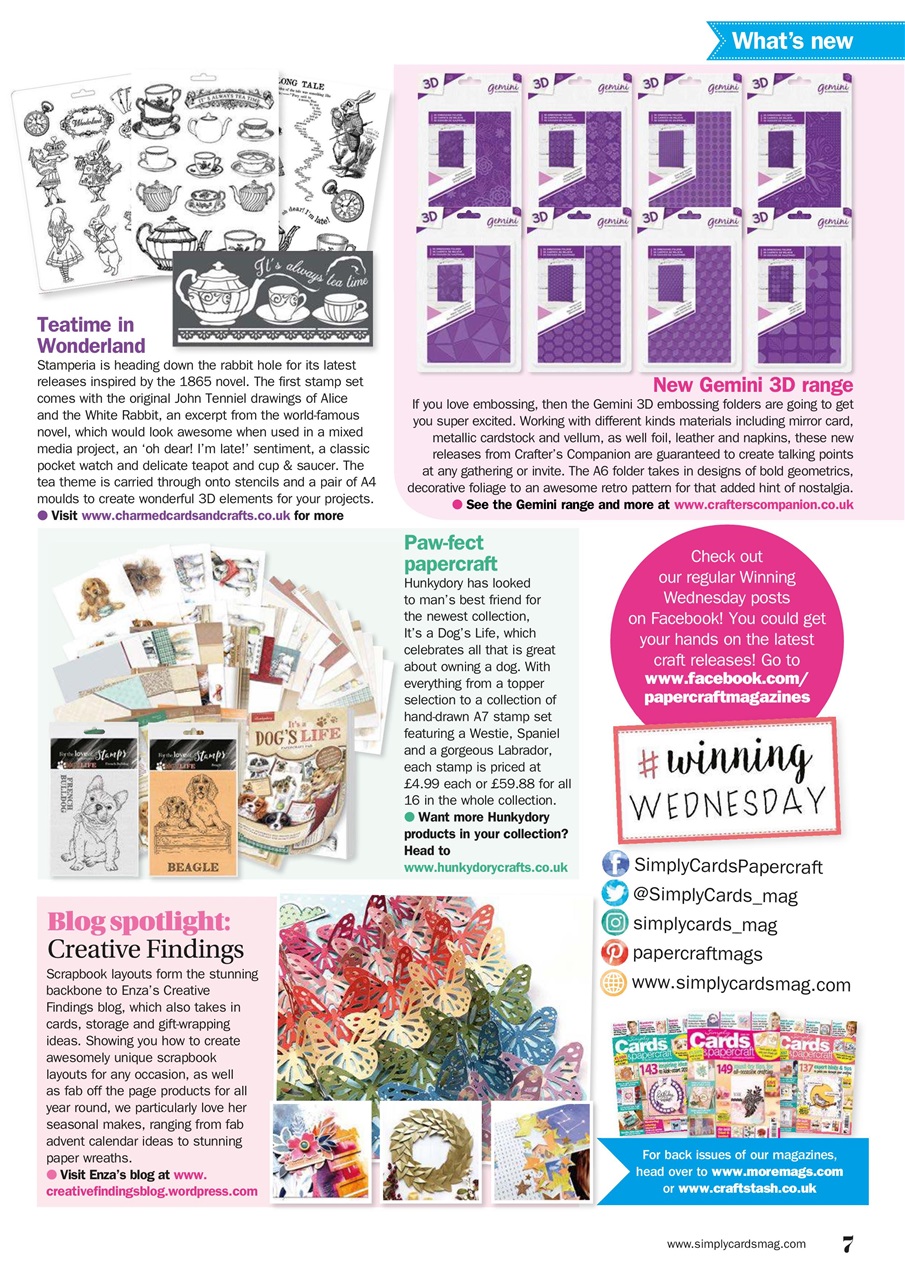Simply Cards & Papercraft Preview Pages