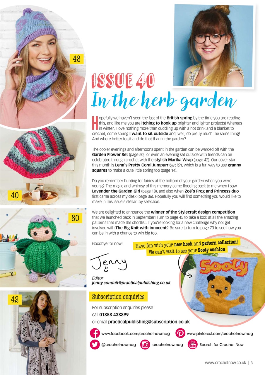 Crochet Now Magazine Preview Pages