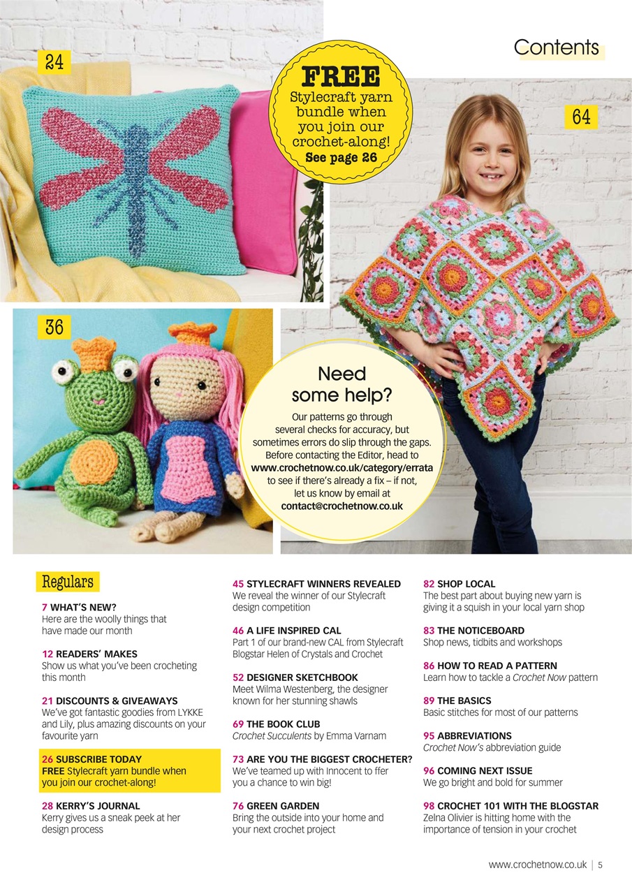 Crochet Now Magazine Preview Pages